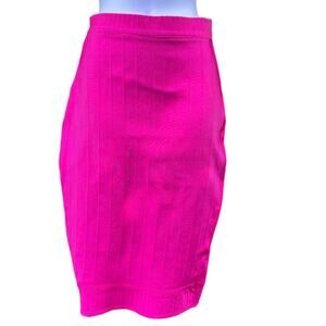 By the way. Neon Pink bodycon pencil skirt by Revolve